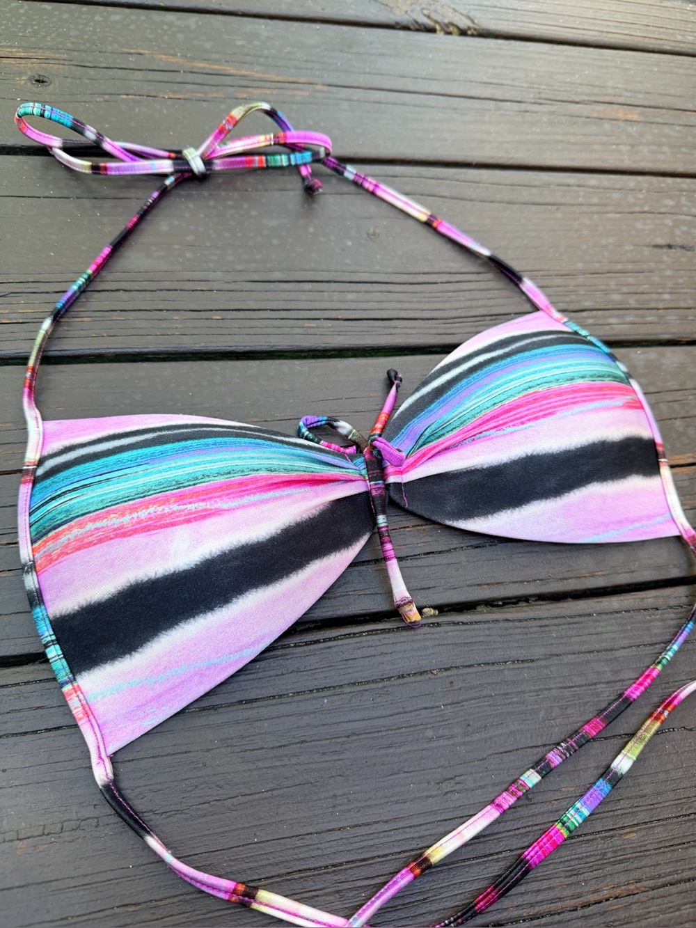 Luli Fama Isla Bonita Padded Bikini Top Small